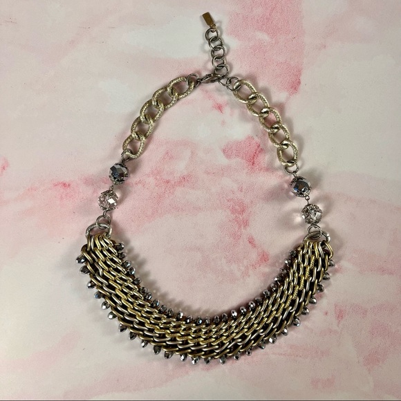 Lucky Star chunky statement link necklace. Gold, silver, gun metal gray - Picture 2 of 13